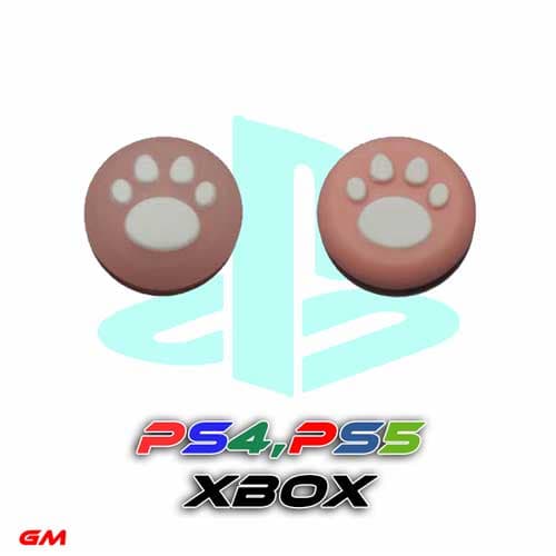 روکش آنالوگ دسته بازی طرح رد پا رنگ صورتی