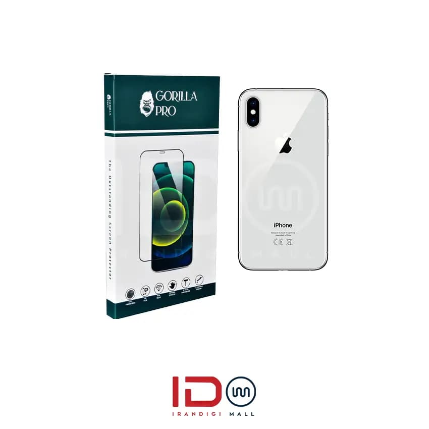 گلس و محافظ هیدروژلی (شفاف) بدنه گوشی اپل مدل iPhone XS