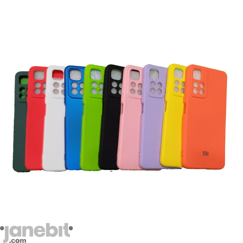 قاب سیلیکونی محافظ لنزدار پشت گوشی شیائومی MI NOTE11 PRO