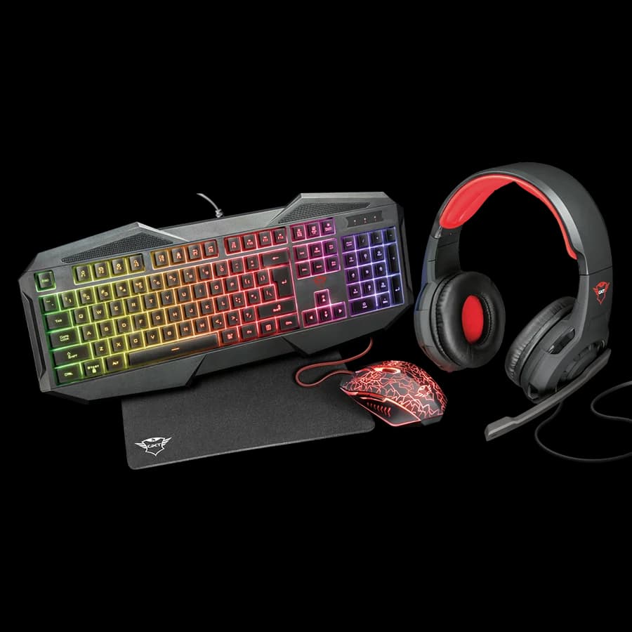 باندل گیمینگ تراست Trust Combo Gaming GXT 788 RW 4 in 1
