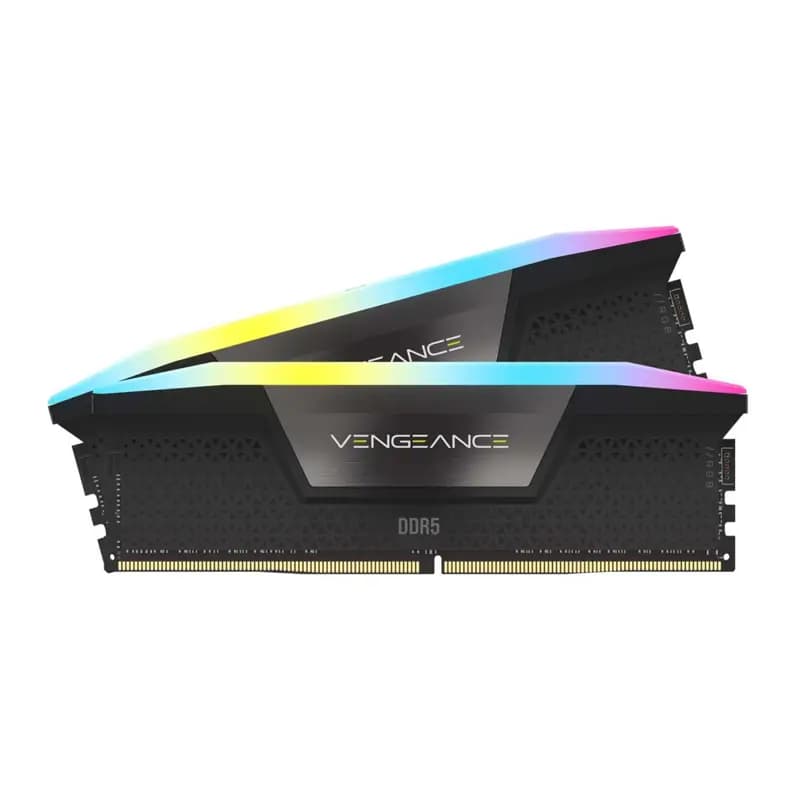 رم دسکتاپ کورسیر مدل VENGEANCE RGB DDR5 (2x16GB) CL36 6000Mhz ظرفیت 32 گیگابایت