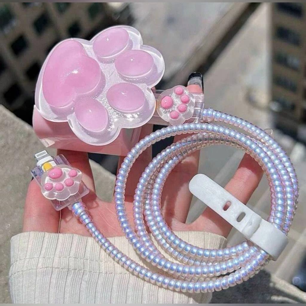 پک محافظ شارژر کریستالی پنجه بزرگ