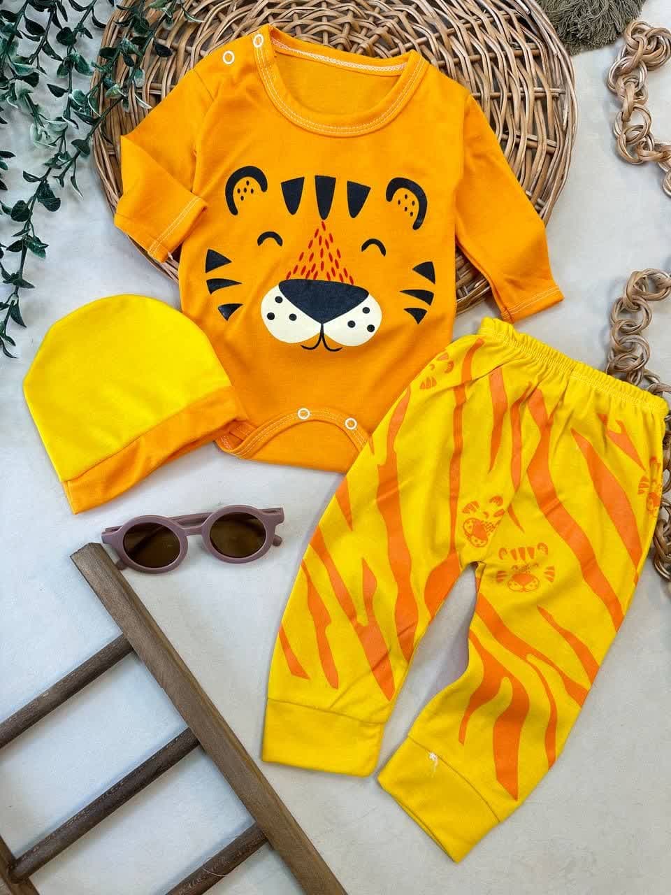 سه تکه ببر پرتقالی نوزادی و کودک کد 117209