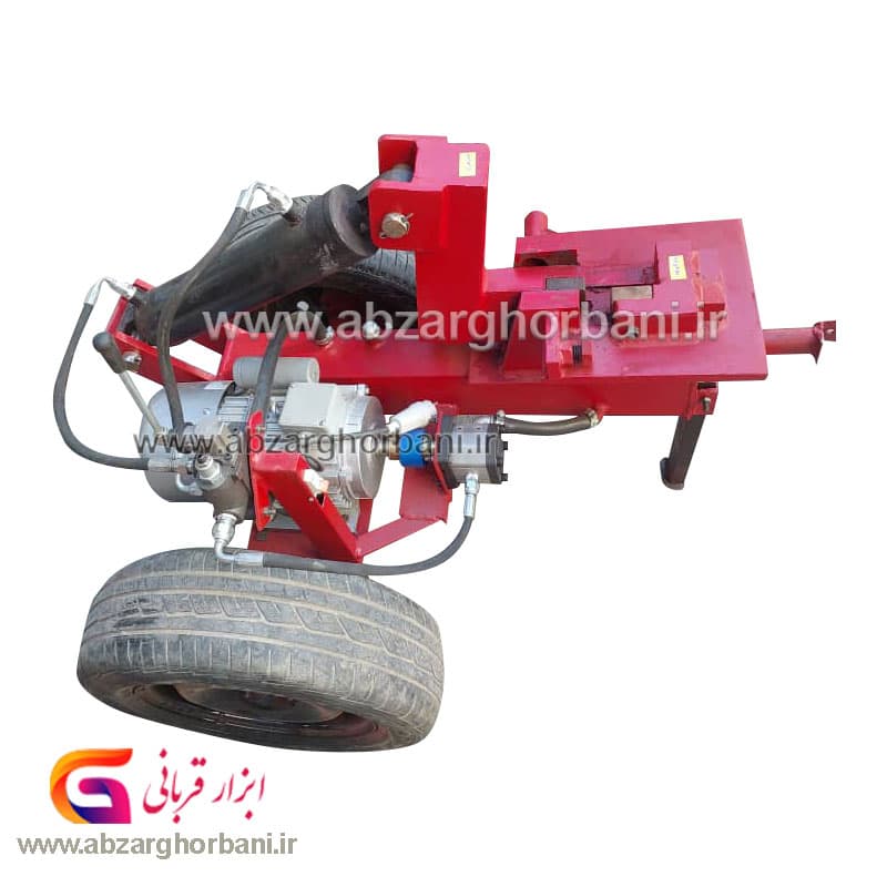 دستگاه قیچی میلگرد بر دو چرخ بزرگ