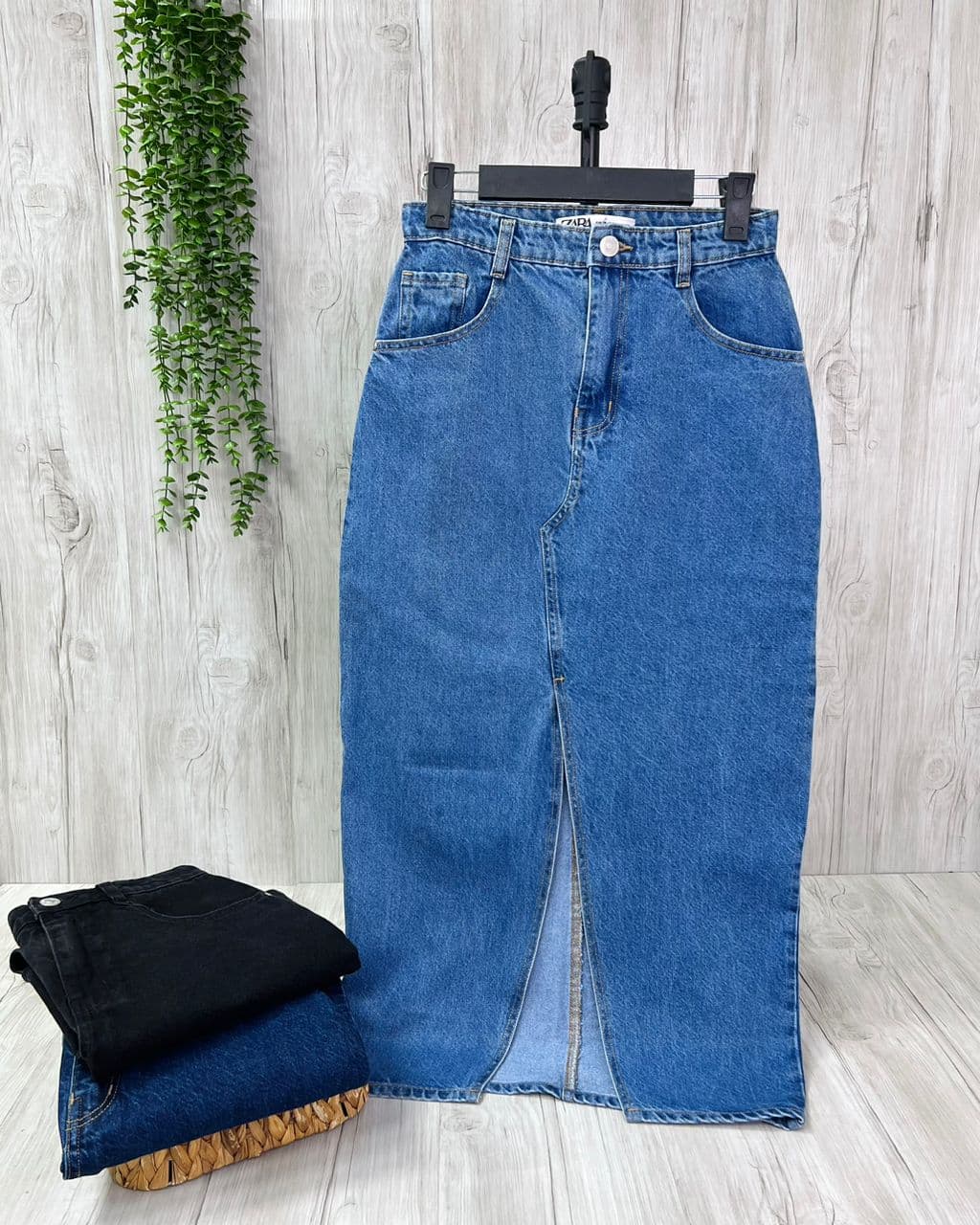 دامن جین بلند زنانه وارداتی