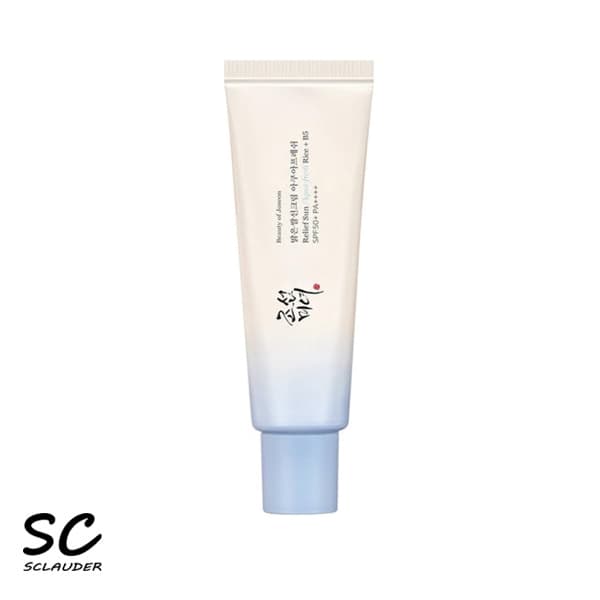 ضدآفتاب کرمی بیوتی آف جوسان BEAUTY OF JOSEON مدل برنج و پنتنول آکوا فرش حجم ۵۰ میل