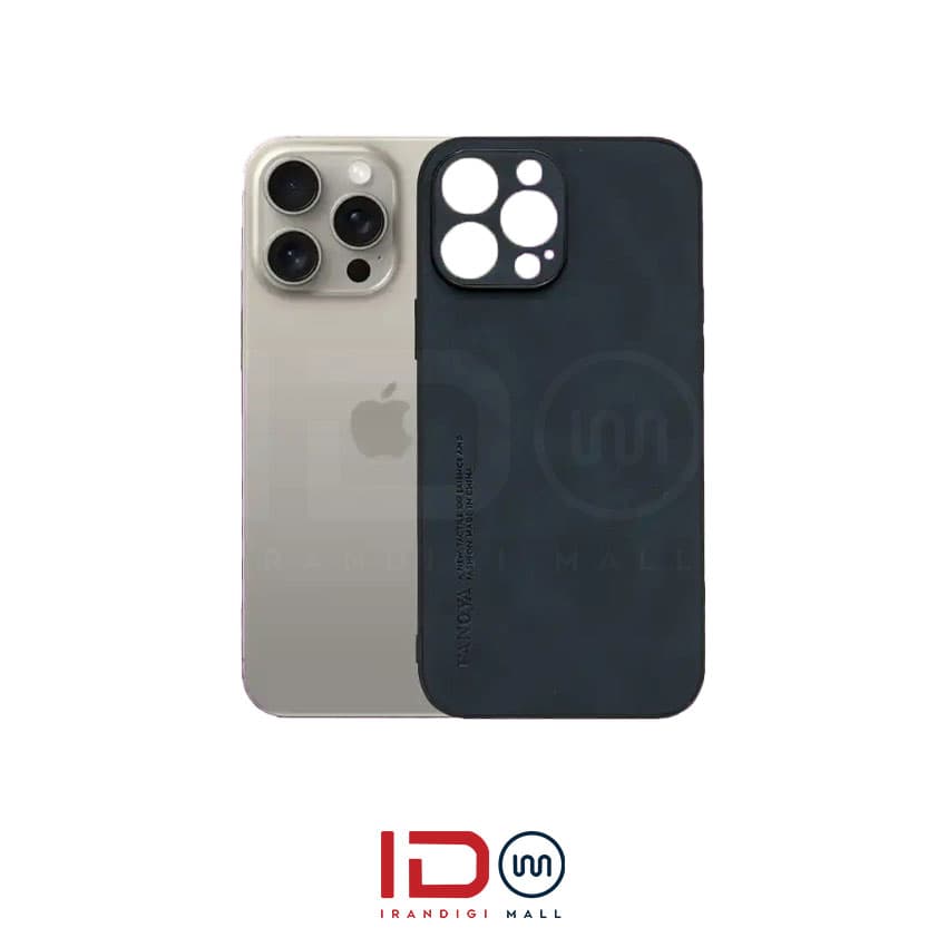 قاب چرمی لاکچری گوشی ایفون مدل IPHONE 15 PRO MAX برند FANOYA