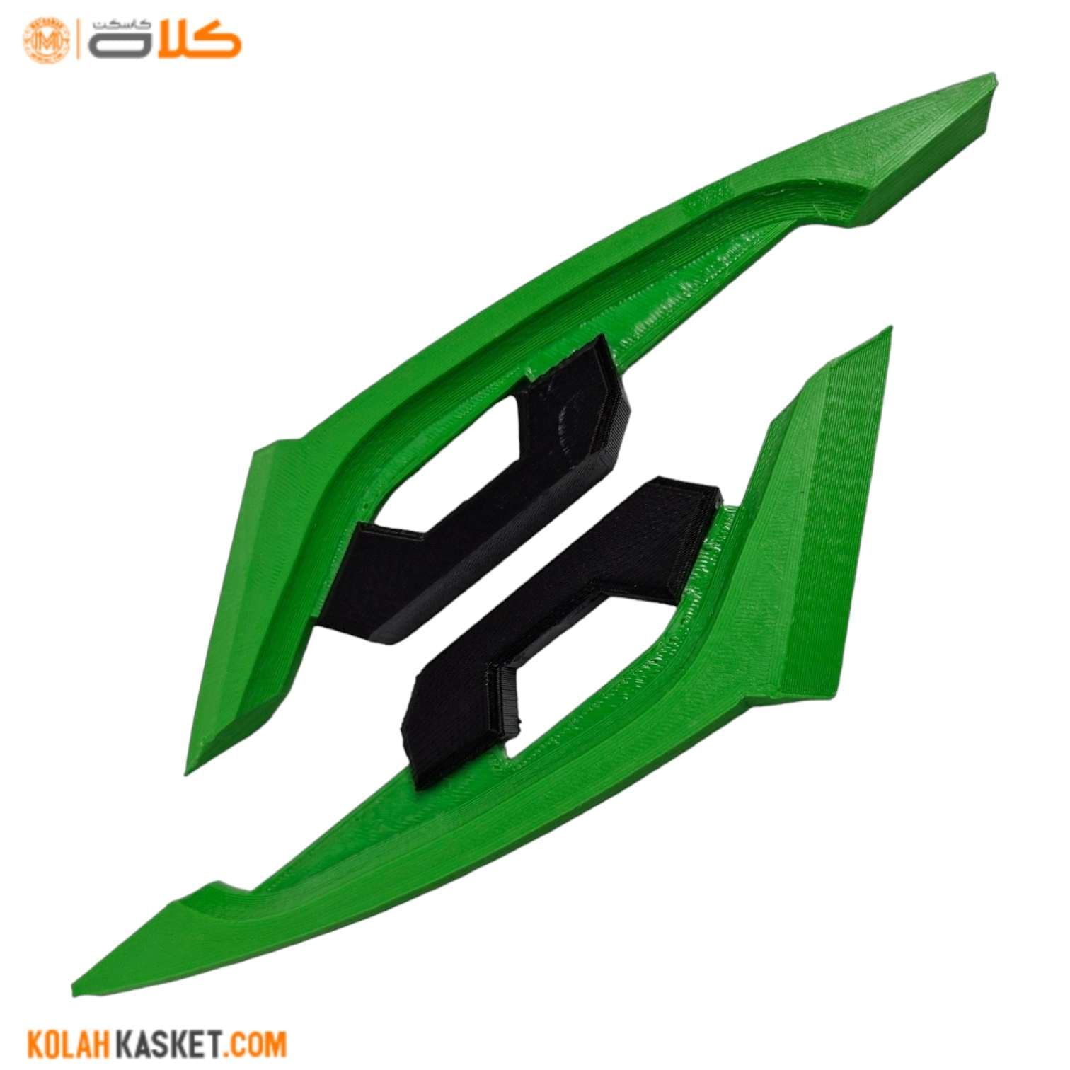 اسپویلر کلاه کاسکت سبز | کد 10