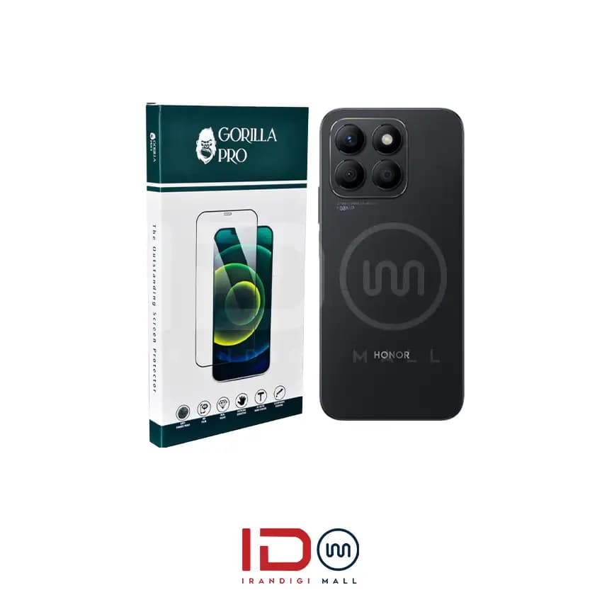 گلس و محافظ هیدروژلی (شفاف) بدنه گوشی آنر مدل HONOR X8b