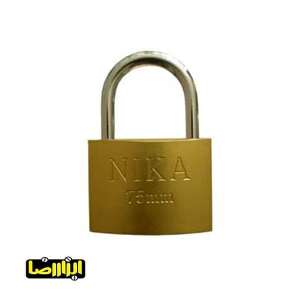 قفل آویز پایه بلند نیکا سایز 75