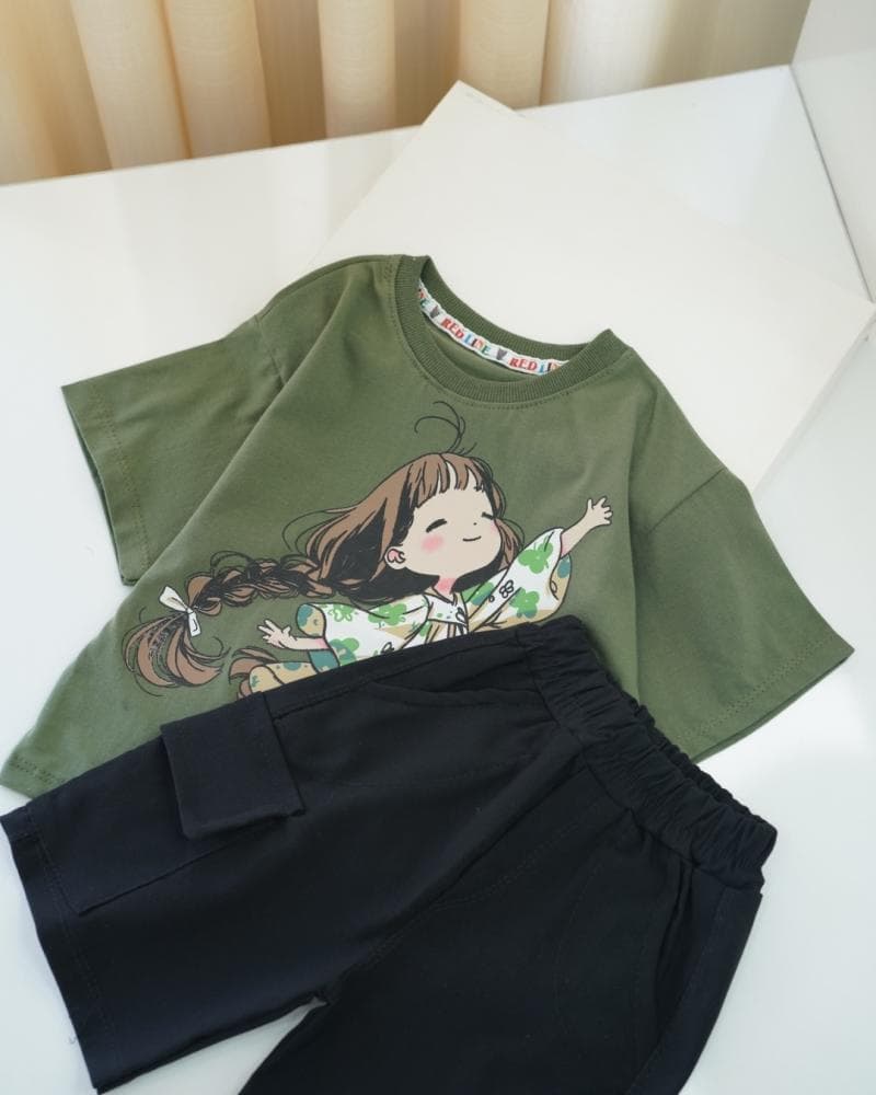 ست تیشرت شلوارک ماهلین ( ۳ تا ۱۰ سال ) کد 23552