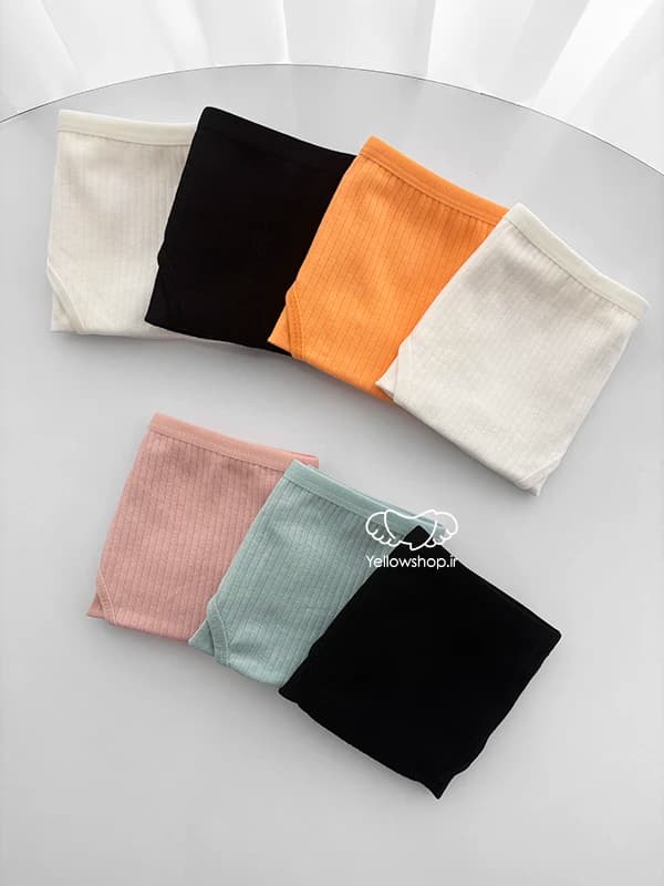 شورت کبریتی اسلیپ زنانه کوزا KOZA سایز بزرگ پک هفت تایی کد 21198