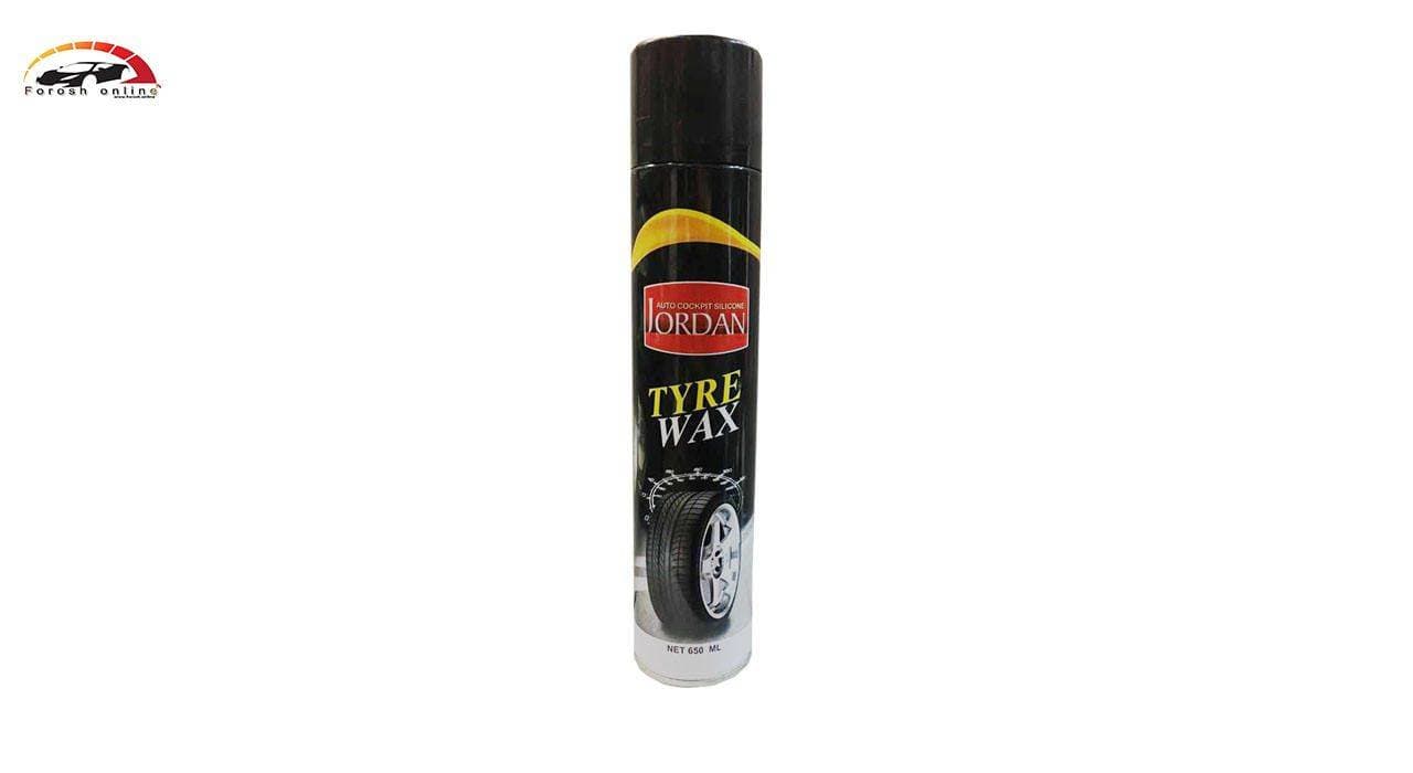 اسپری تمیز کننده و براق کننده لاستیک جردن حجم 650 میلی لیتر