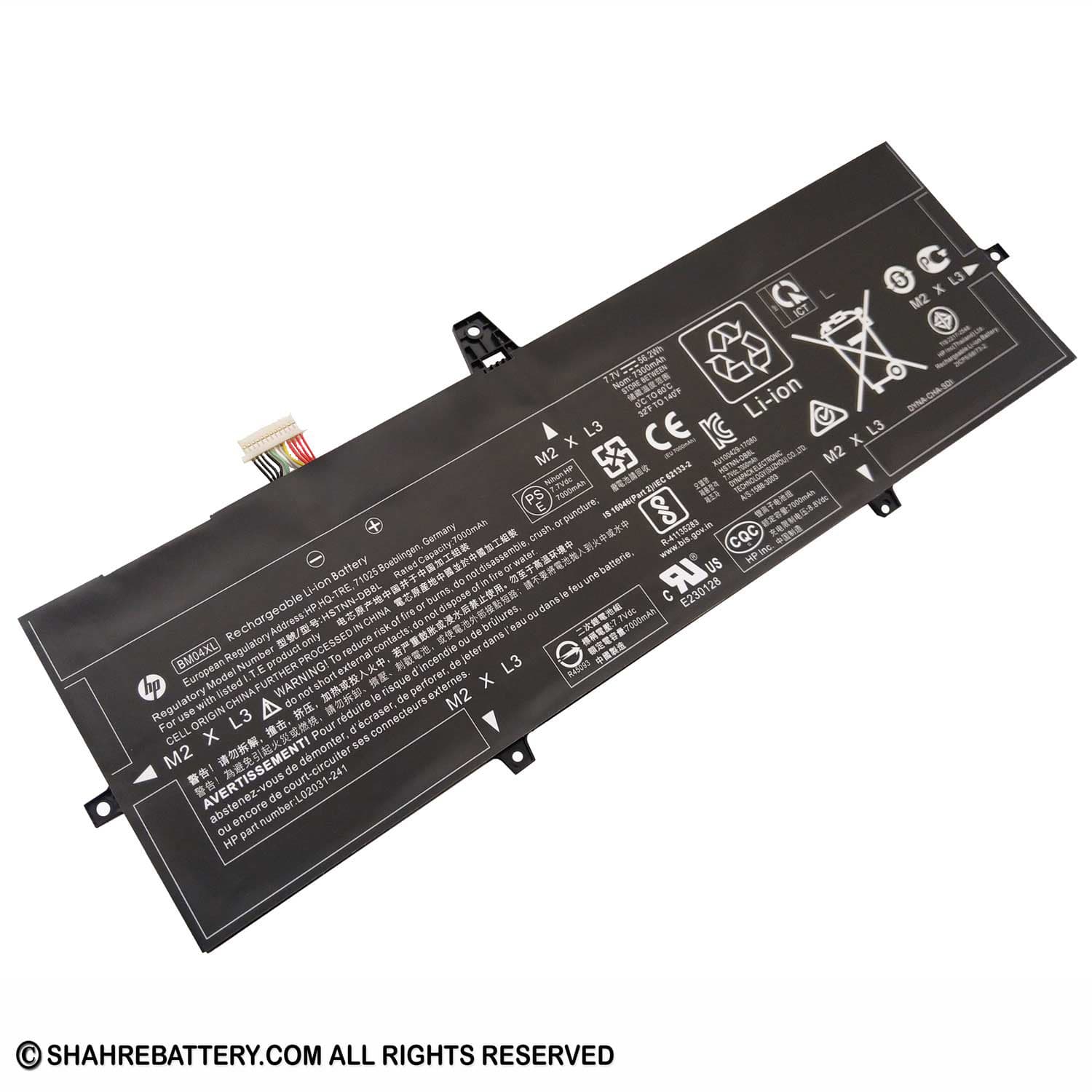 باتری اورجینال لپ تاپ اچ پی HP EliteBook 1030 G3 G4 BM04XL