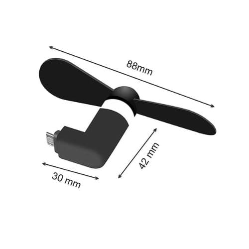 پنکه موبایلی همراه با ورودی تایپ سی TYPE-C