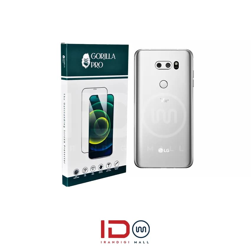 گلس و محافظ هیدروژلی (مات) بدنه گوشی ال جی مدل LG V30 PLUS