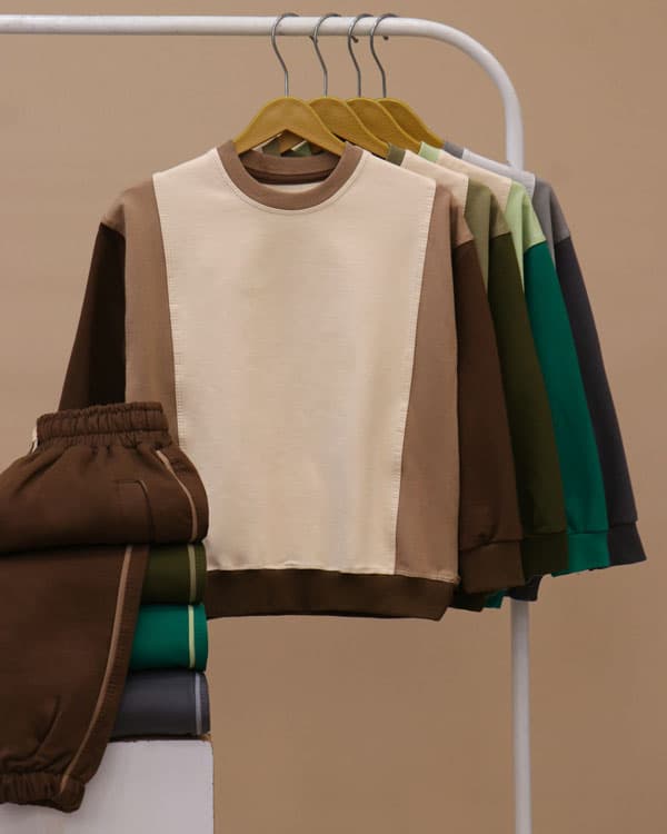 بلوز شلوار تیکه دوزی بگ استایل