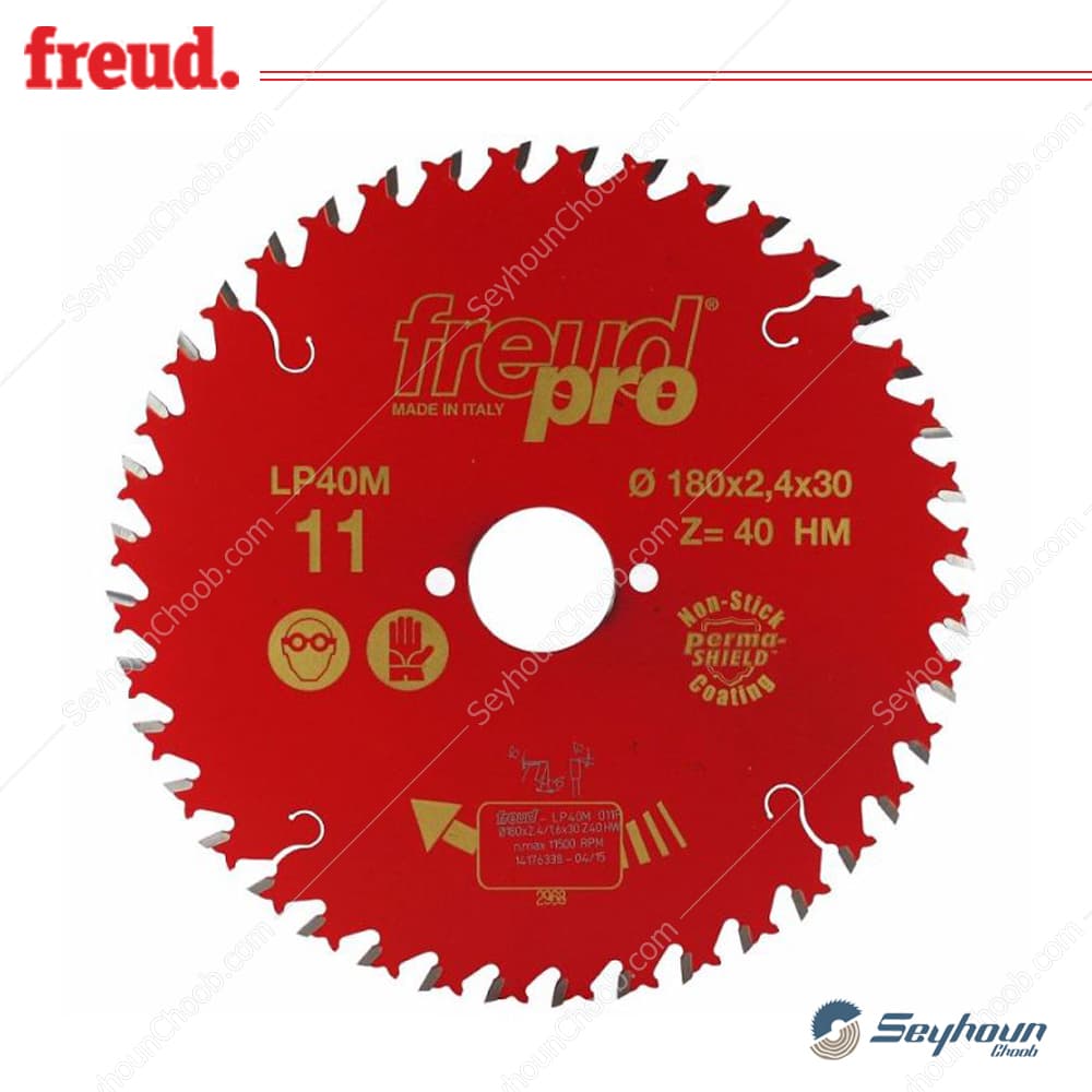 تیغ اره الماسه جنرال بر قطر 18 سانتی متر 40 دندانه فرود مدل LP40M011P