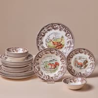 سرویس غذاخوری 24 پارچه ۶ نفره کاراجا افسانه رنگی