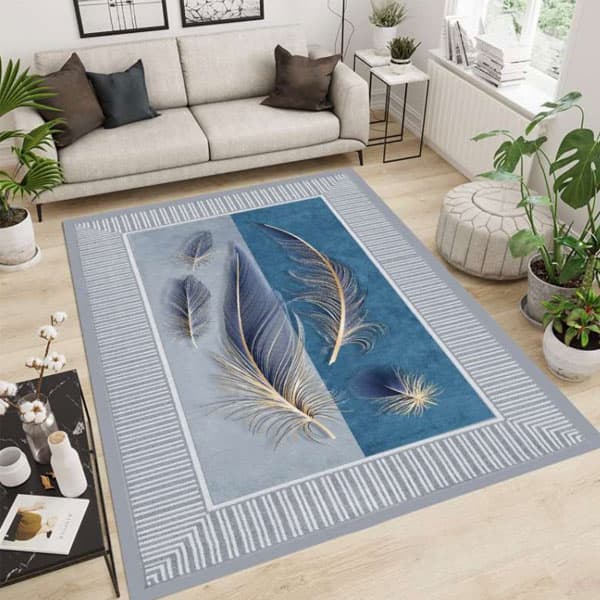 کاور فرش طرح مدرن نگین ترمه مدل 396