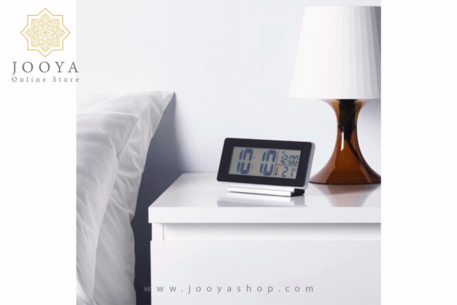 ساعت دیجیتال ایکیا مدل FILMIS مشکی