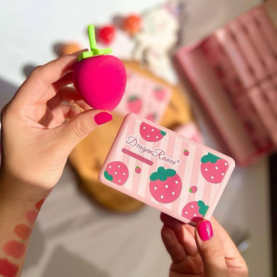 پک رژلب جامد ۶ عددی Dragon ranee