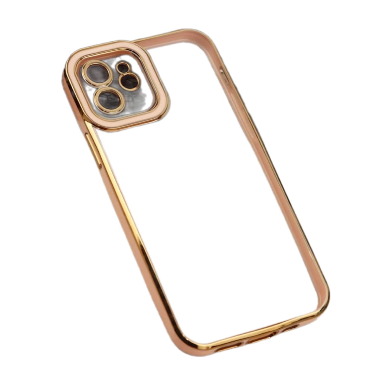 کاور مدل کروم کیس محافظ لنزدار مناسب برای گوشی موبایل آیفون iPhone 12