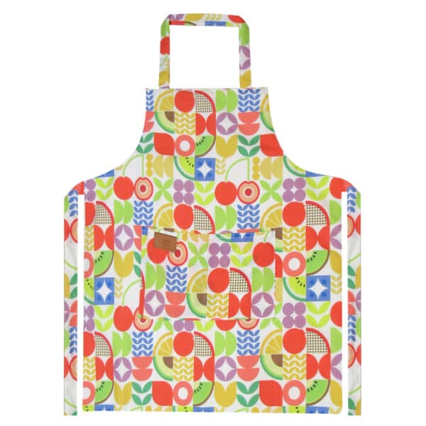 تابان پیشبند طرح میوه و برگ فانتزی