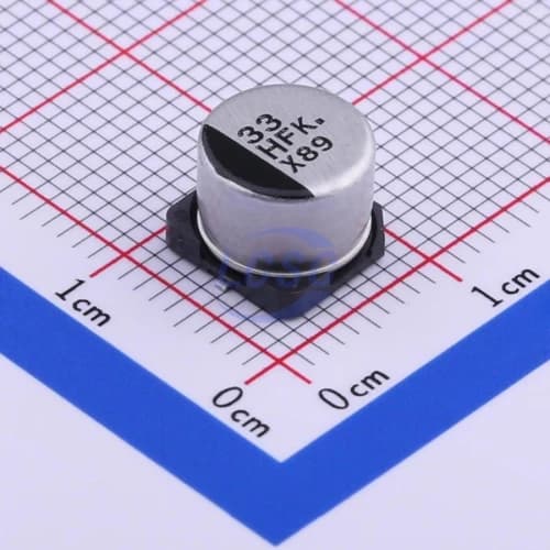 خازن EEEFK1H330P الکترولیتی 33 میکروفاراد 50 ولت