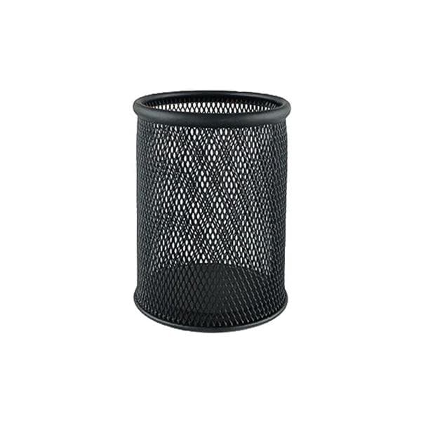 جا قلمی رومیزی فلزی توری 8.5*10 سانتی متر