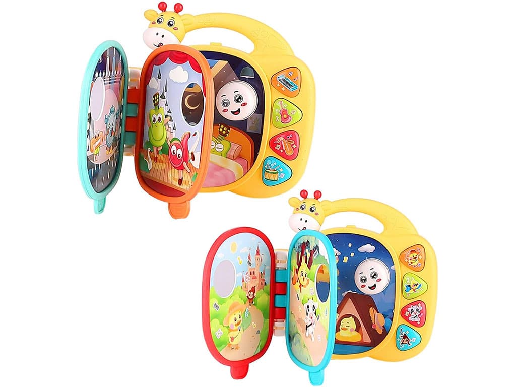 کتاب موزیکال طرح زرافه اسباب بازی jialegu toys