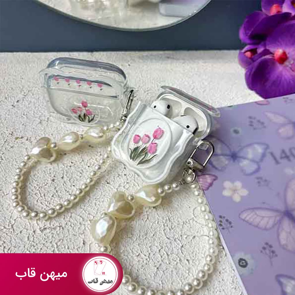 کاور ایرپاد اپل گل لاله - کد (۳۵۳۷۰)