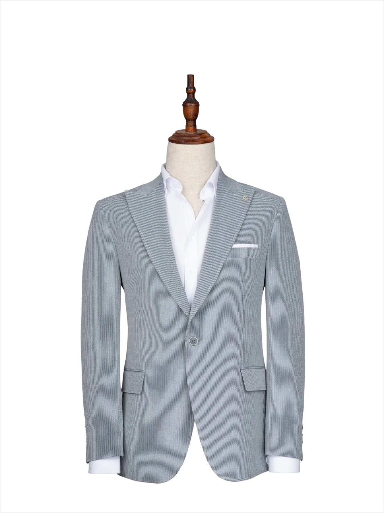 کت تک طوسی راه راه یقه بلیزر 93