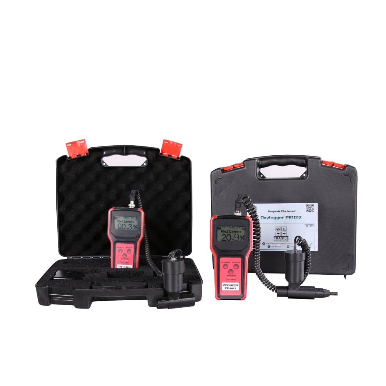 خلوص سنج اکسیژن پویش الکترونیک مدل PE-1012