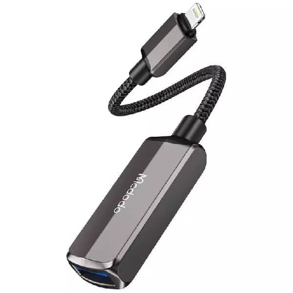 مبدل 2 در 1 Lightning به usb-A 3.0 مک دودو مدل CA-269