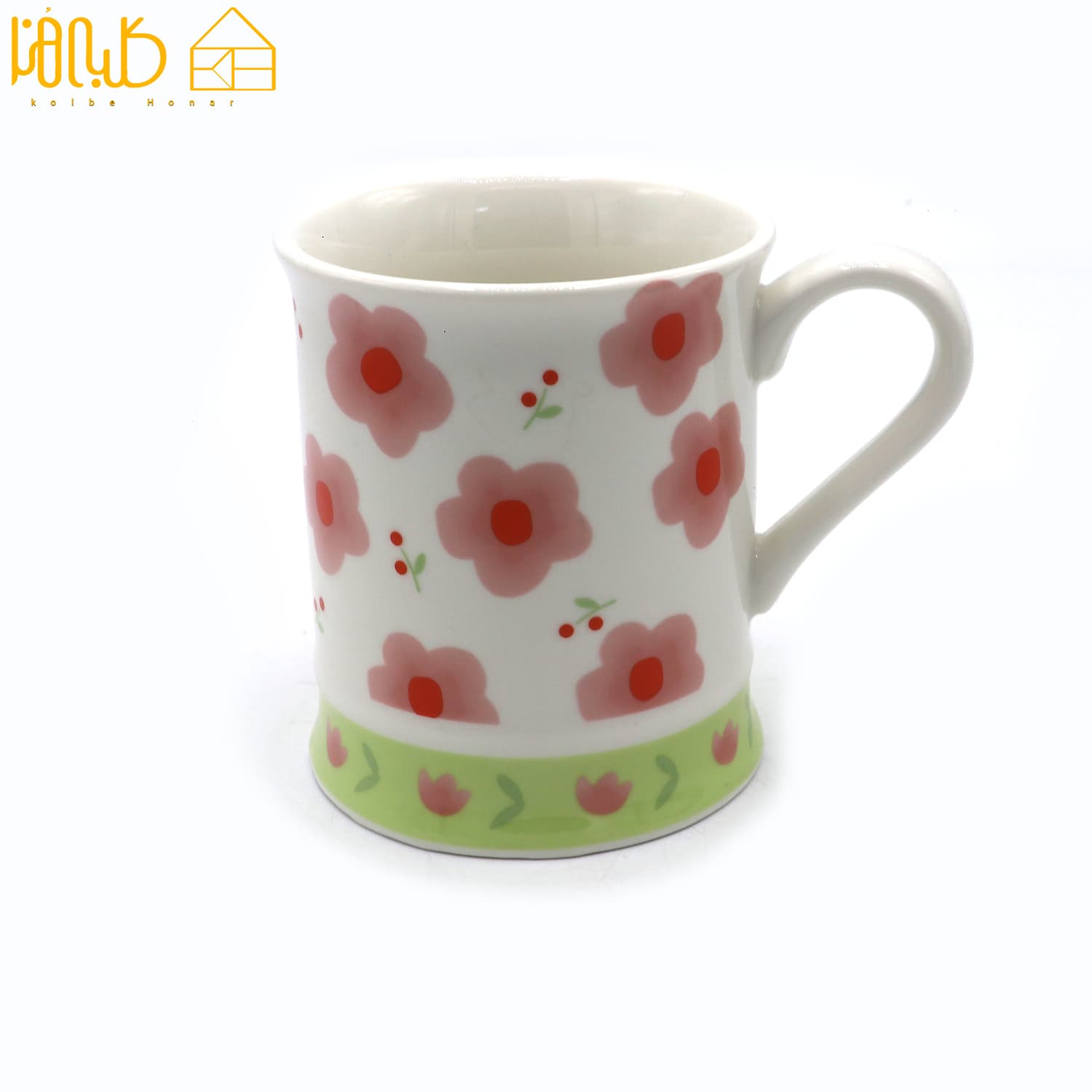 ماگ گل پرسلن 538