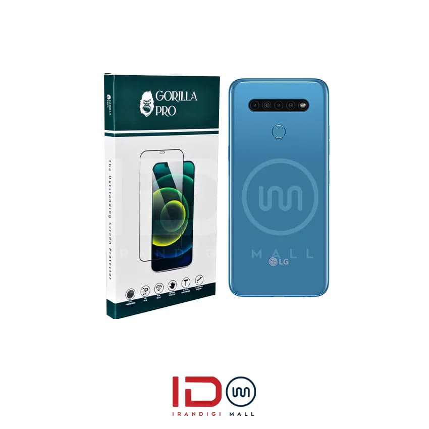 گلس و محافظ هیدروژلی (شفاف) بدنه گوشی ال جی مدل LG K41s