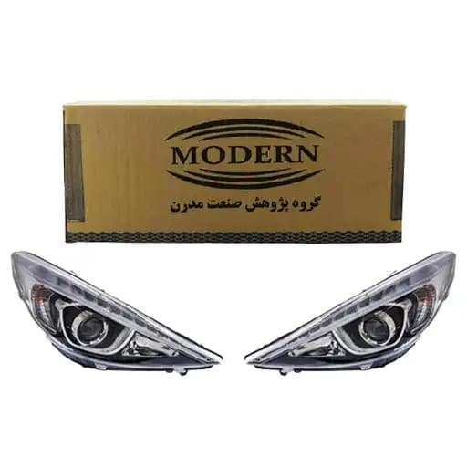 مجموعه چراغ جلو پژو 207 مدرن بسته 2 عددی