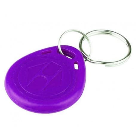 تگ RFID 125KHZ بنفش مدل جاکلیدی