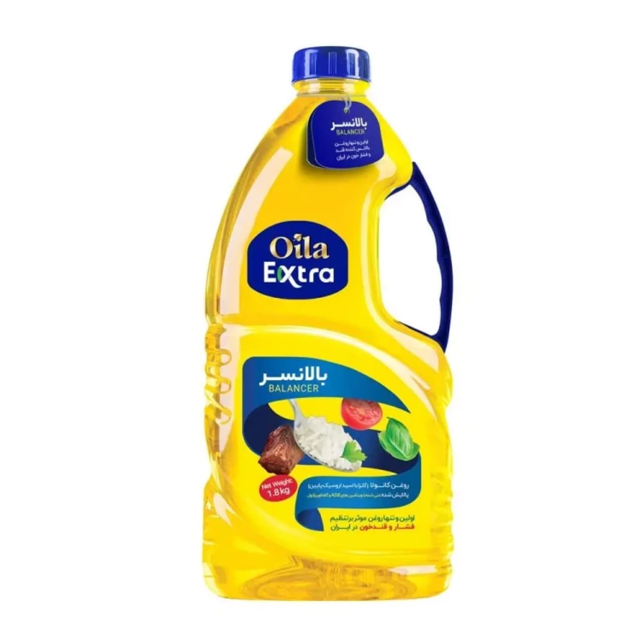 روغن مایع کانولا اکسترا اویلا حجم 1800 گرمی