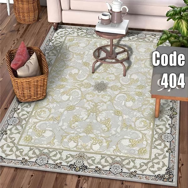 کاور فرش طوسی نگین ترمه مدل 404