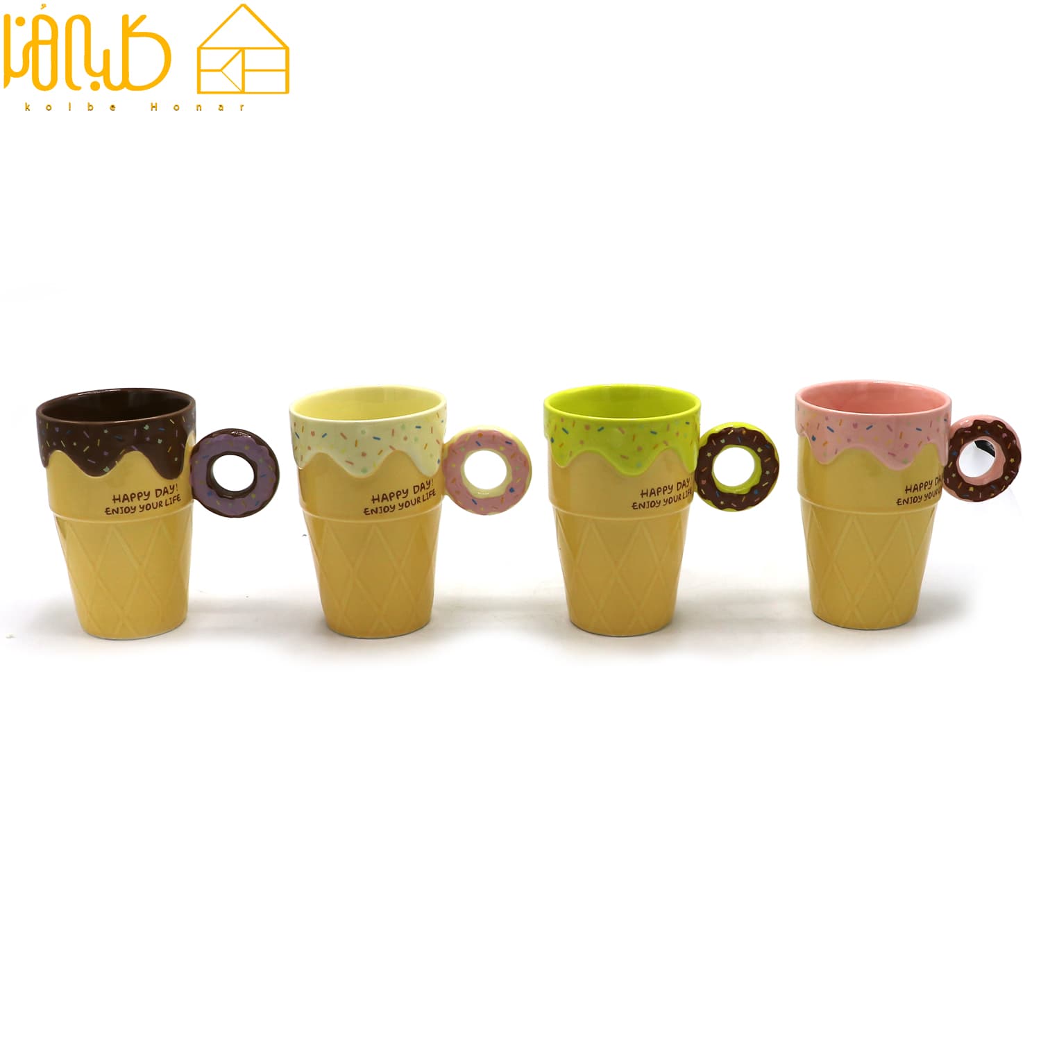 ماگ طرح دونات 538