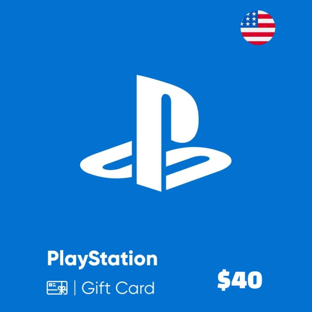 گیفت کارت پلی استیشن آمریکا PSN Gift Card USA $40