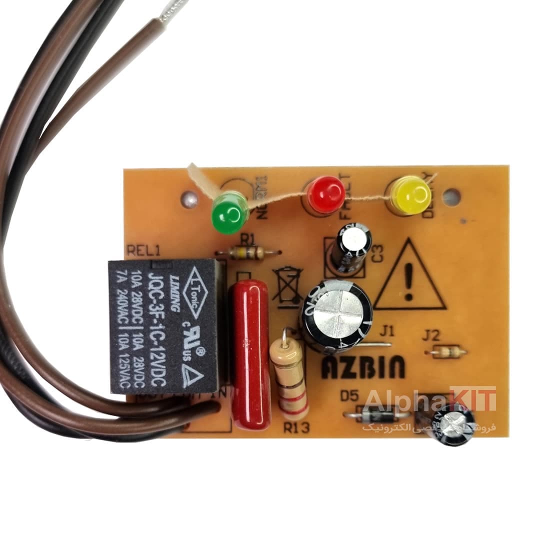 ماژول محافظ برق با سه نشانگر ال ای دی مدل AZBIN