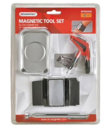 ست 4 عددی نگهدارنده مغناطیسی ابزار( مچ بند - کاسه - خودکار تلسکوپی - گیره نگهدارنده قلم مو) XIANFENG مدل XF6056