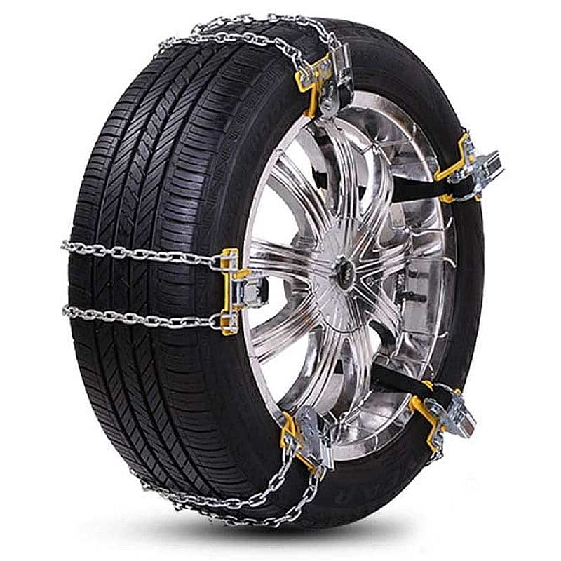 زنجیر چرخ نیسان ماکسیما یخشکن دار تسمه ای قفل گیره ای بسته 6 عددی مدل ایرانی