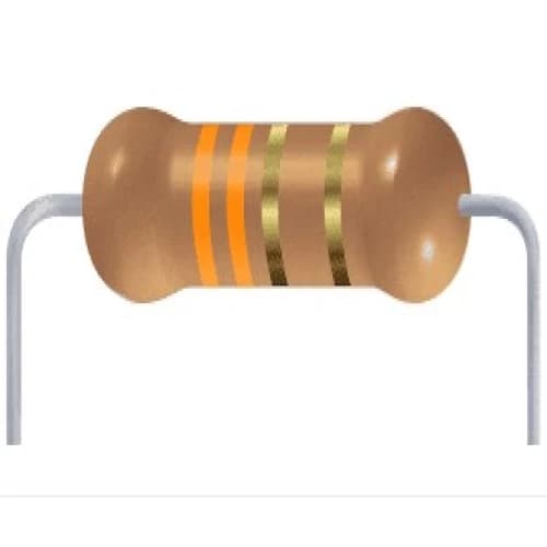 مقاومت دیپ 3.3 اهم توان 2 وات