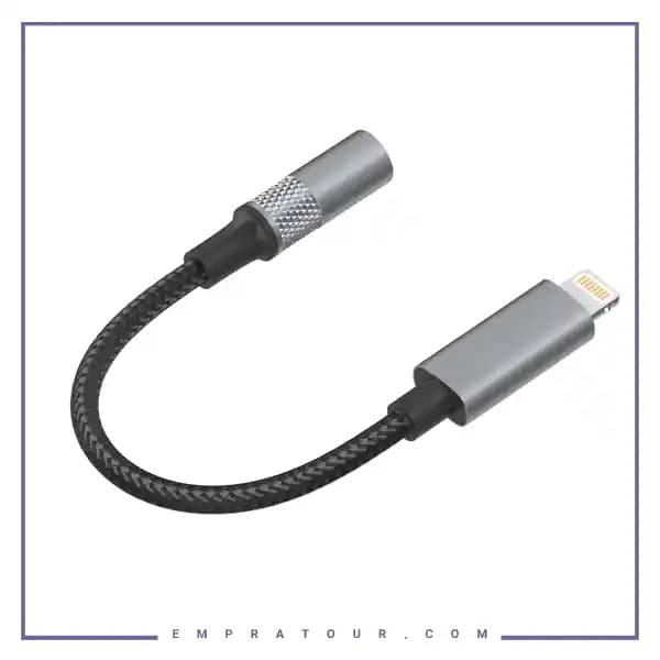 کابل تبدیل صدای لایتنینگ به جک 3.5 میلیمتر الدنیو LS-Y80i