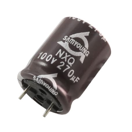 خازن الکترولیتی 270uF / 100V کره ای مارک SAMYOUNG