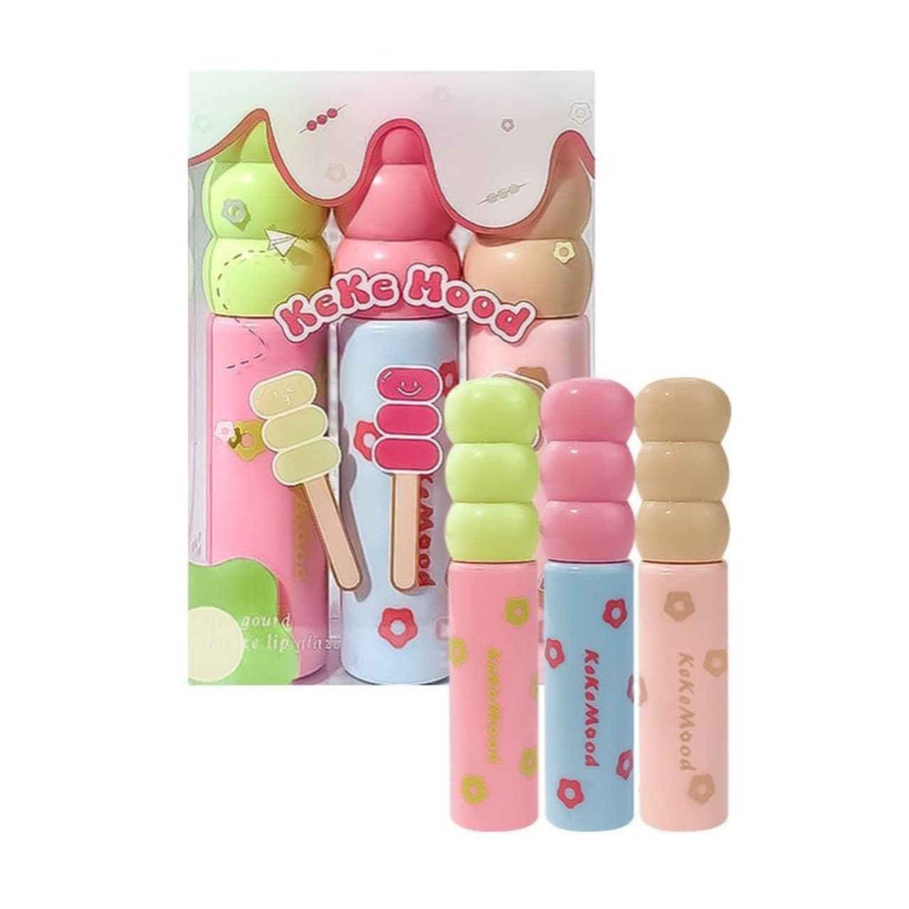 پک رژ مایع keke mood مدل مات و مخملی پک B